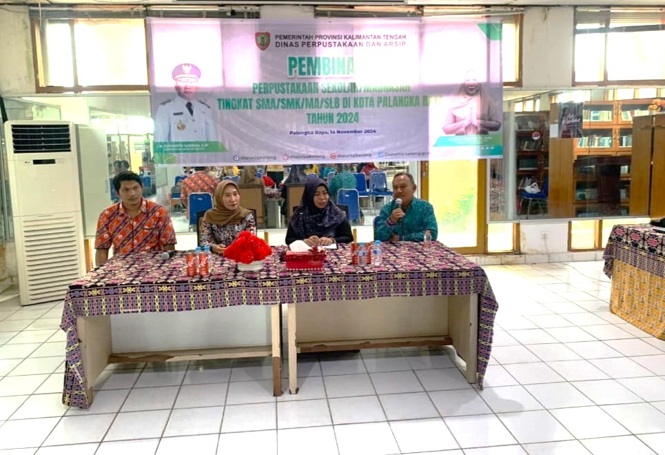 Dispursip Kalteng : Pengurus Forum Perpustakaan Sekolah Kota Palangka Raya Telah Terbentuk