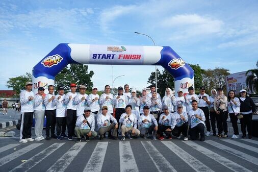 Kadisbudpar Prov. Kalteng Hadiri Kegiatan Disdik Fun Run 5K untuk Tingkatkan Kesehatan dan Kebersamaan