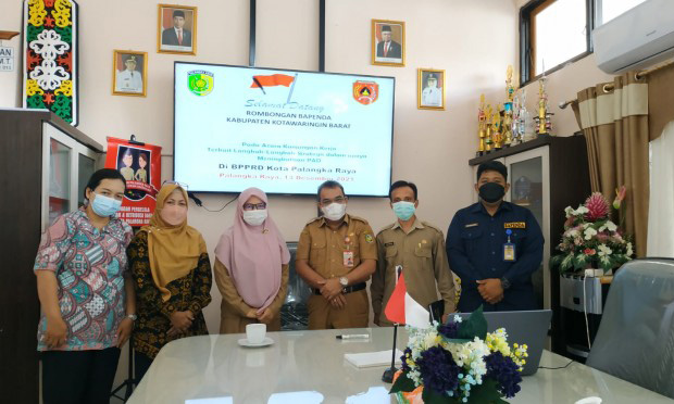 Bapenda Kobar Kaji Tiru ke BPRD Kota Palangka Raya