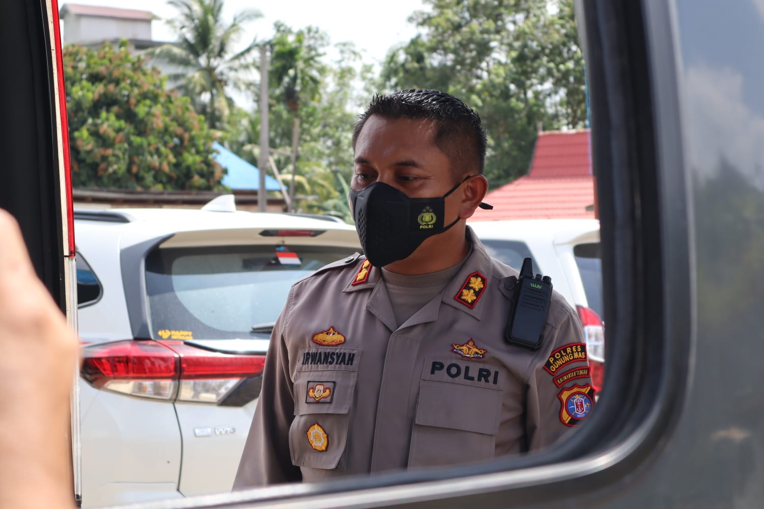 Kapolres Gumas Tinjau Langsung Pelaksanaan Vaksinasi