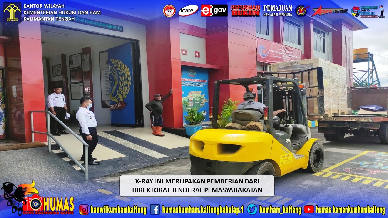 Lapas Pangkalan Bun Terima X-Ray dari Ditjenpas