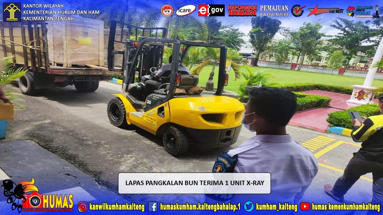 Lapas Pangkalan Bun Terima X-Ray dari Ditjenpas
