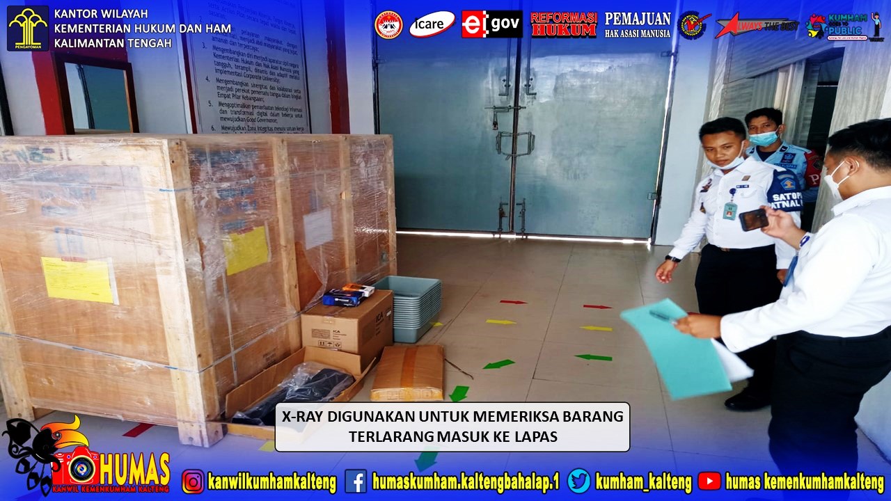 Lapas Pangkalan Bun Terima X-Ray dari Ditjenpas