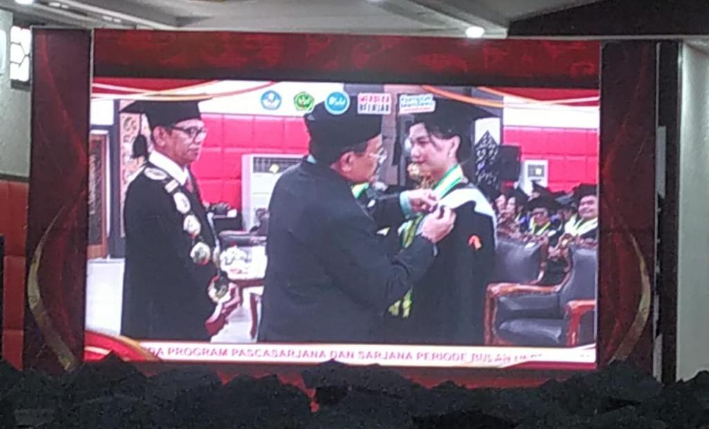 Hadiri Wisuda Pascasraja dan Sarjana UPR, Ini Pesan Penting Ketua ILUNI UPR H. Nuryakin;