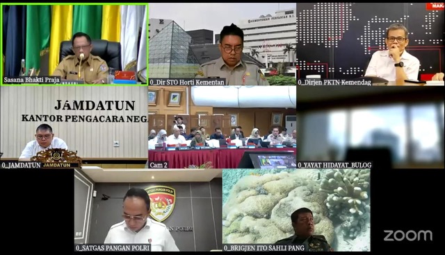Sahli Gubernur Yuas Elko Hadiri Rakor Pengendalian Inflasi serta Pembahasan Percepatan Penyusunan RTRW dan RDTR bersama Mendagri