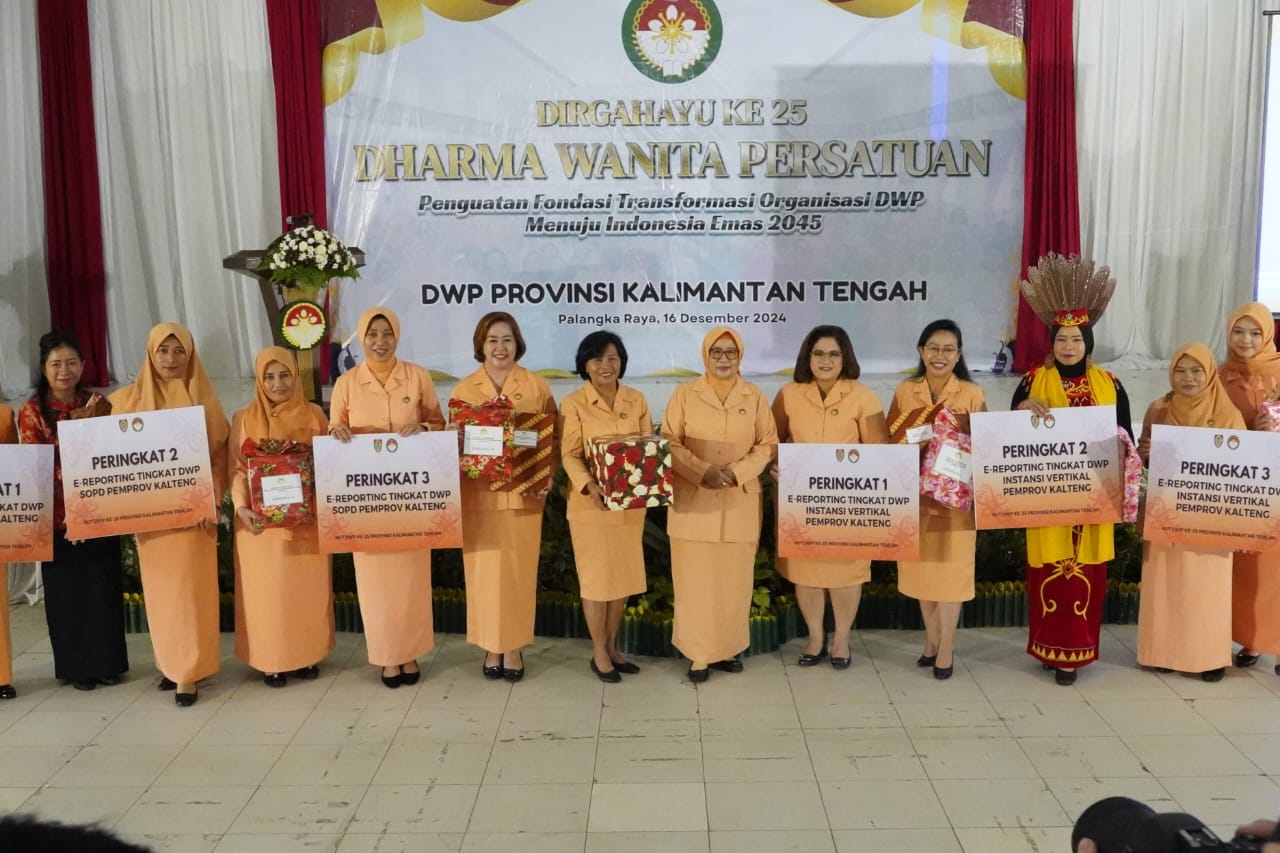 Peringati HUT ke-25 DWP Tahun 2024, Plt Ketua DWP Prov Kalteng Harapkan Organisasi Semakin Kokoh, Responsif, dan Inovatif