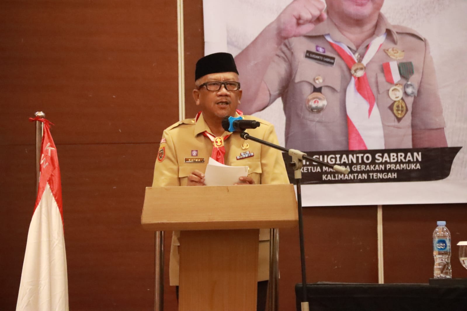 Plt Sekda M Katma F Dirun Buka Rakor Pimpinan Kwartir Daerah dan Kwartir Cabang se-Kalteng