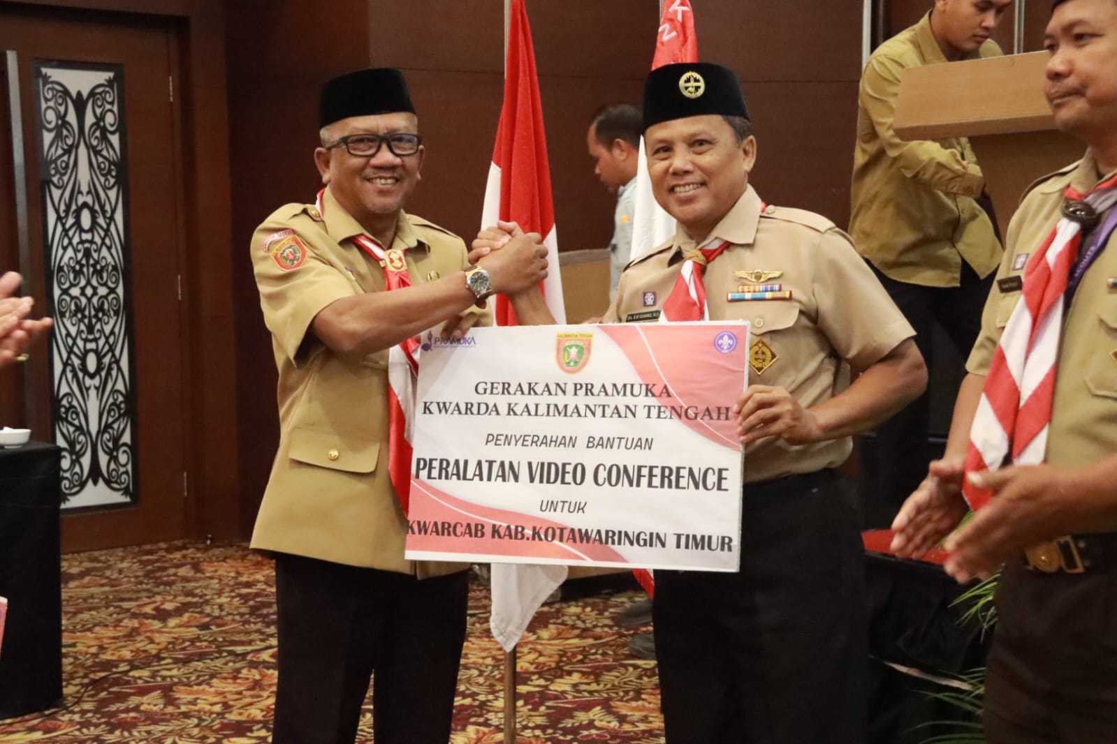 Plt Sekda M Katma F Dirun Buka Rakor Pimpinan Kwartir Daerah dan Kwartir Cabang se-Kalteng