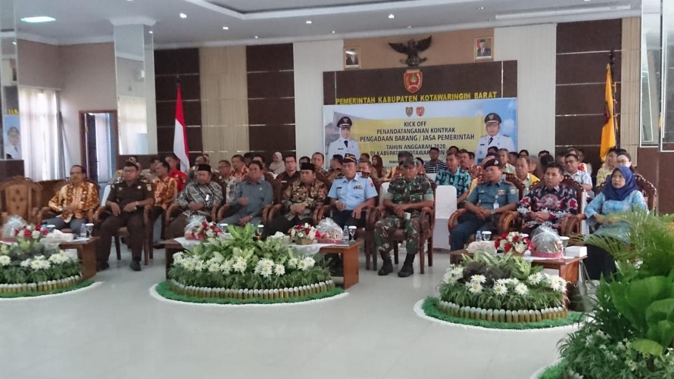 14 Paket Pekerjaan Lingkup Pemkab Kobar Diikutsertakan Dalam Kick Off Serentak