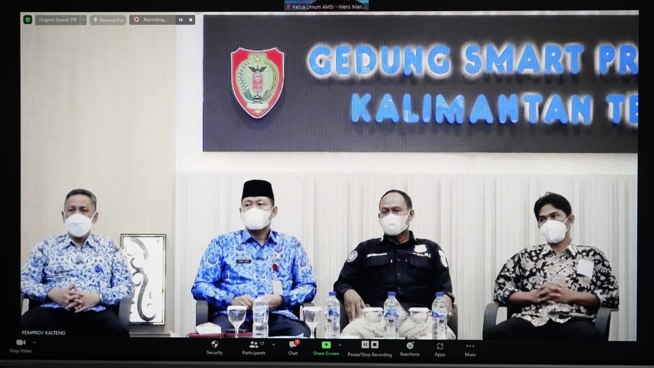 Sahli Ekobang Hadiri Deklarasi Dan Konferensi Asosiasi Media Siber Indonesia (AMSI) Kalimantan Tengah
