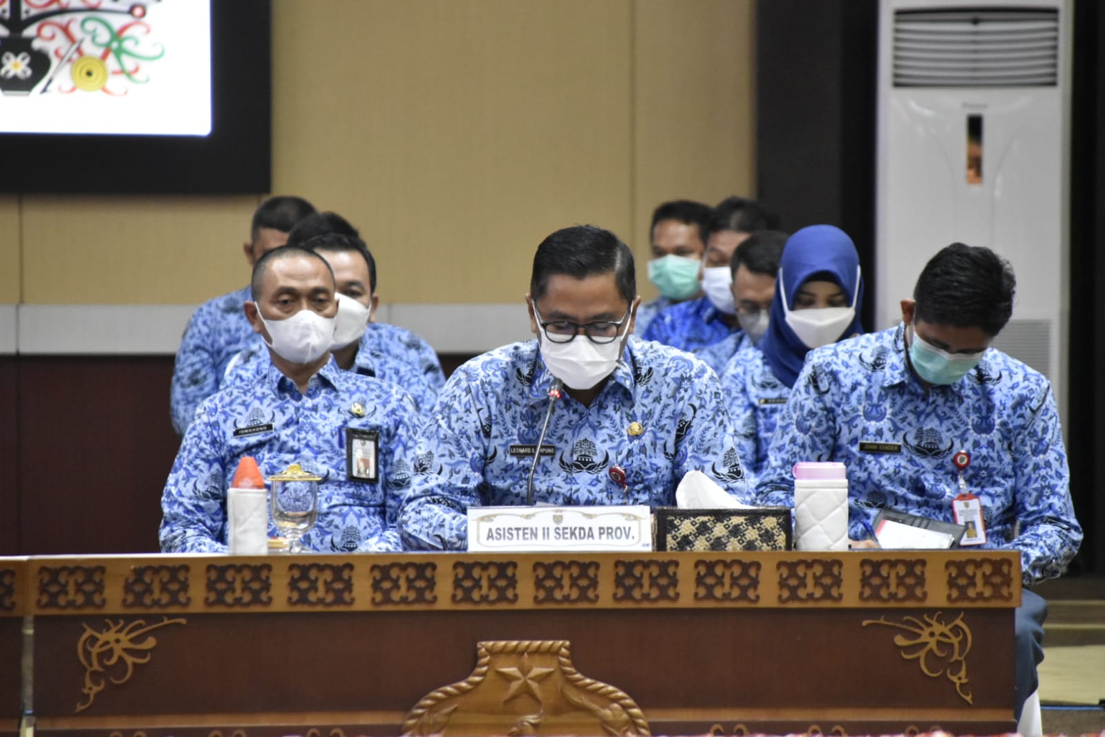 Wagub Kalteng Hadiri Kick Off Penandatanganan Kontrak Barang dan Jasa Secara Serentak di Prov. Kalteng Tahun 2022