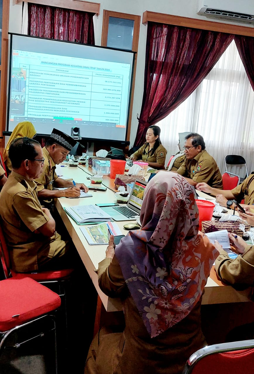 Kadis TPHP Prov. Kalteng Pimpin Rakor Percepatan Program dan Kegiatan Prioritas Tahun 2024