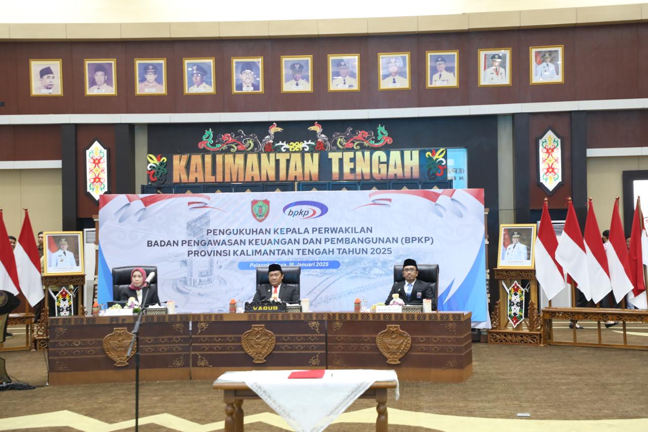 Hadiri Pengukuhan Kepala Perwakilan BPKP Kalteng, Kadis TPHP Prov. Kalteng Harapkan Sinergi BPKP dan Pemerintah Daerah Semakin Erat