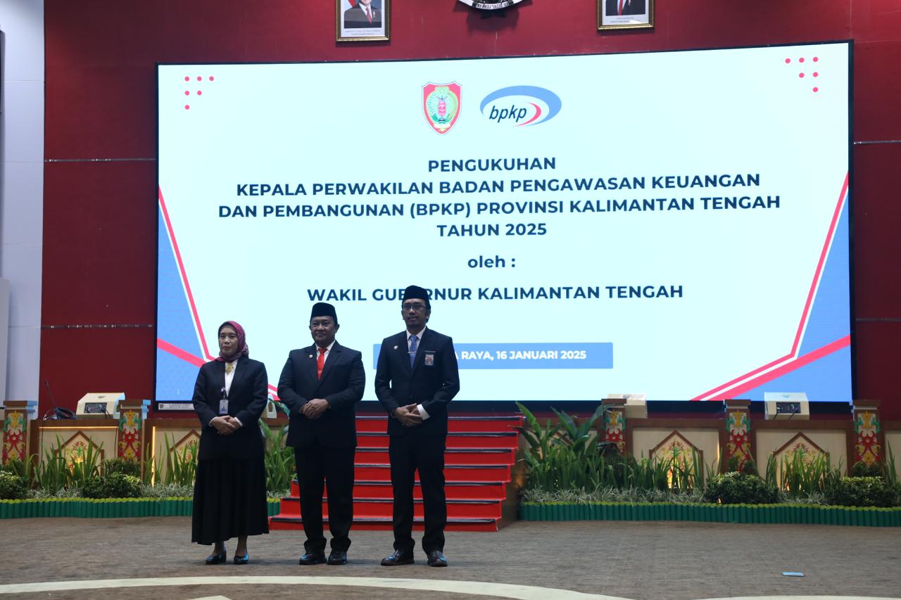 Hadiri Pengukuhan Kepala Perwakilan BPKP Kalteng, Kadis TPHP Prov. Kalteng Harapkan Sinergi BPKP dan Pemerintah Daerah Semakin Erat