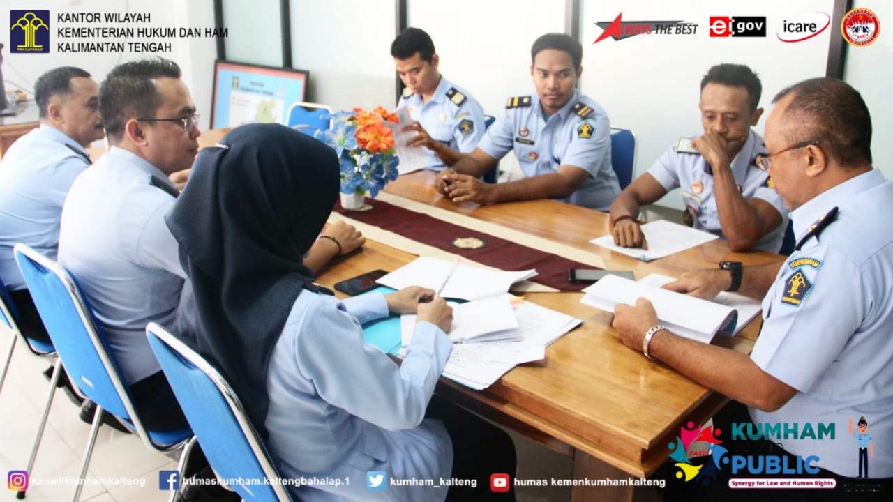 Koordinator Bidang Penguatan Pengawasan Tim Pembangunan ZI Menuju WBK/ WBBM Gelar Rapat Bersama Anggotanya