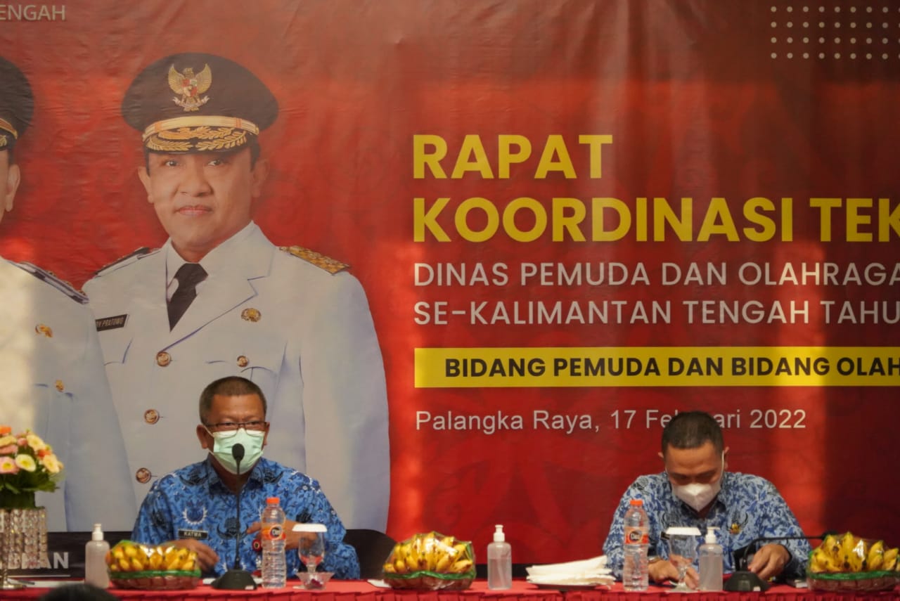 Asisten PemKesra Katma FD Buka Rakornis Kepemudaan dan Keolahragaan se-Kalimantan Tengah