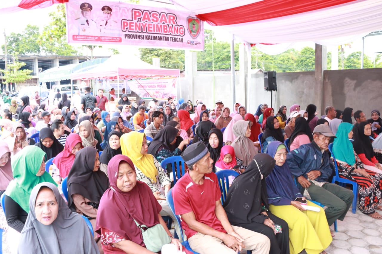 Pemprov Kalteng Gelar Pasar Penyeimbang dan Pasar Murah di Tiga Kelurahan Palangka Raya
