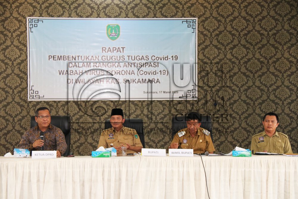 BPBD Kabupaten Sukamara Rapat Pembentukan Gugus Tugas Covid-19