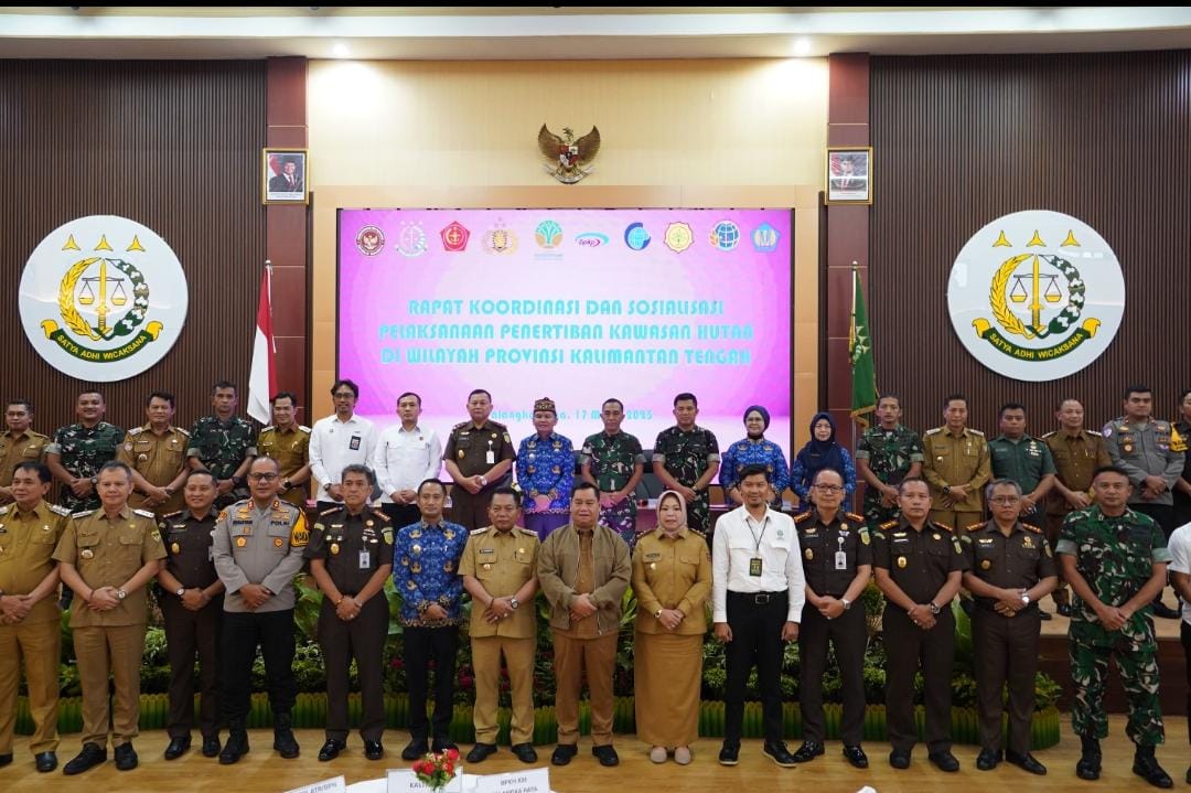 Gubernur Kalteng Ajak Seluruh Jajaran Pemerintah Provinsi dan Kabupaten/Kota Dukung Program Penertiban Kawasan Hutan