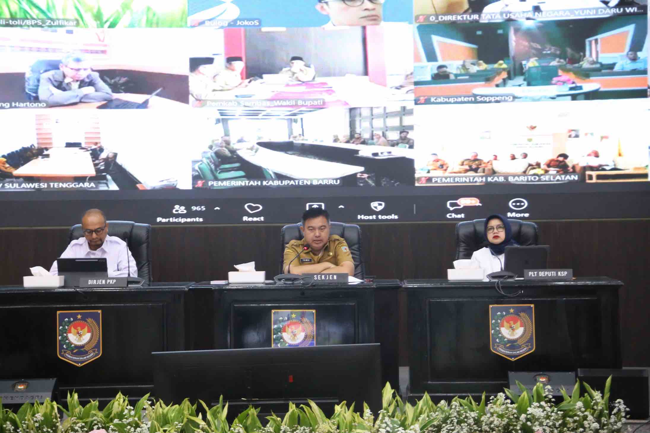 Sekjen Kemendagri Tegaskan Komitmen Kawal Stabilitas Harga Bahan Pokok Jelang Idulfitri 2026