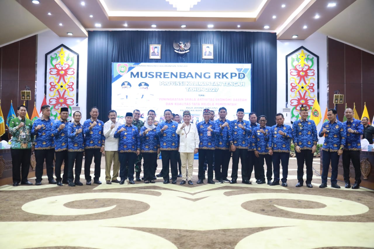 Musrenbang RKPD 2027, Pemprov Kalteng Perkuat Sinergi Pembangunan Berbasis Produktivitas, Investasi, dan Industri