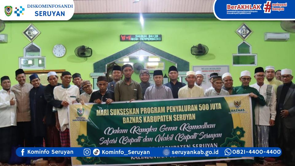 Wakil Bupati Seruyan Laksanakan Safari Ramadan di Masjid Muhajirin, Pererat Silaturahmi dengan Masyarakat