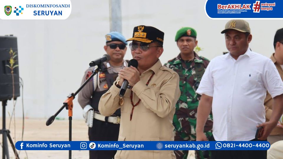 Bupati dan Wabup Seruyan hadiri Pasar Murah di Hanau, Gubernur Kalteng Gratiskan Paket Sembako di Seruyan