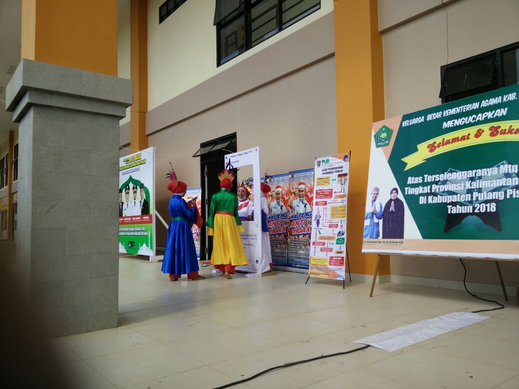 Diskominfo Prov. Kalteng Menyediakan Display dan Photobooth Pada Acara MTQ XXIX 2018