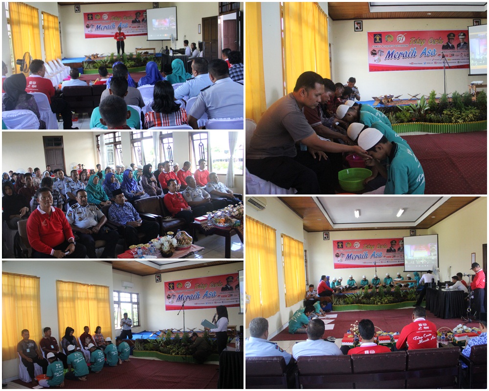 Pelaksanaan Family And Society Gathering Lpka Palangka Raya Diwarnai Isak Tangis Dan Haru Orang Tua Anak Didik