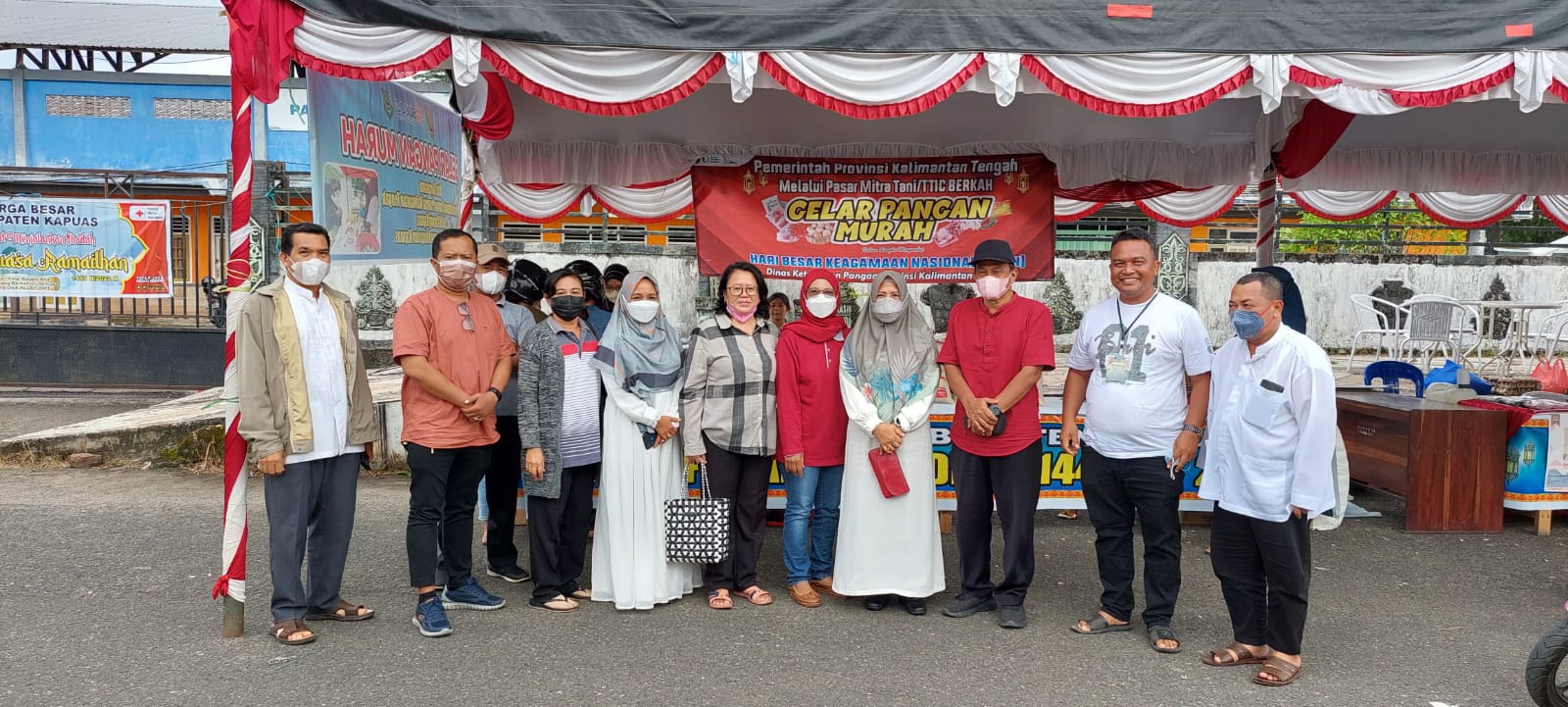 Puncak Safari Ramadan di Kapuas, Dinas Ketahanan Pangan Kalteng Adakan Gelar Pangan Murah