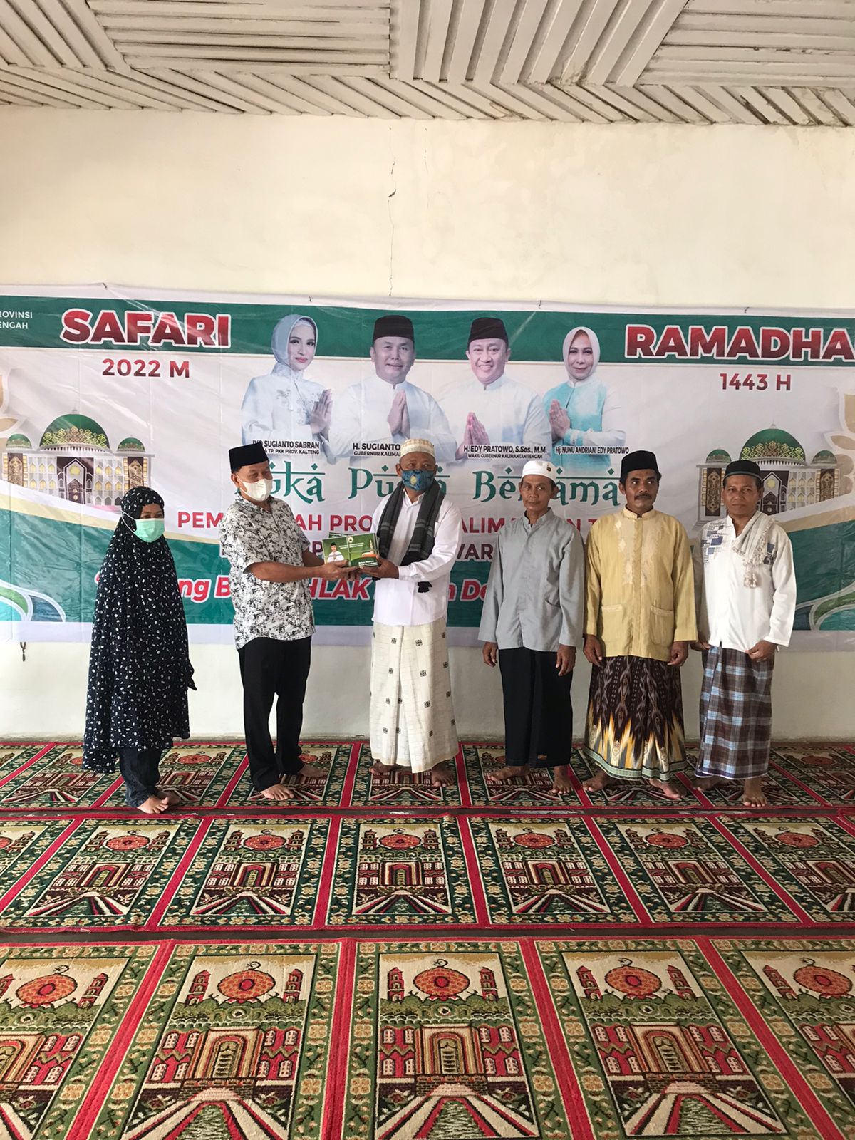 Pemprov. Kalteng Jalin Silaturahmi Sekaligus Safari Ramadan di Masjid Darul Muttaqin Pangkalan Lada Kobar
