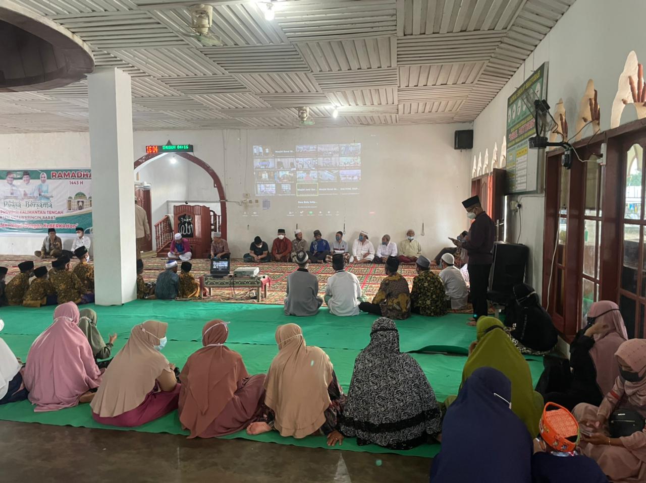 Pemprov. Kalteng Jalin Silaturahmi Sekaligus Safari Ramadan di Masjid Darul Muttaqin Pangkalan Lada Kobar