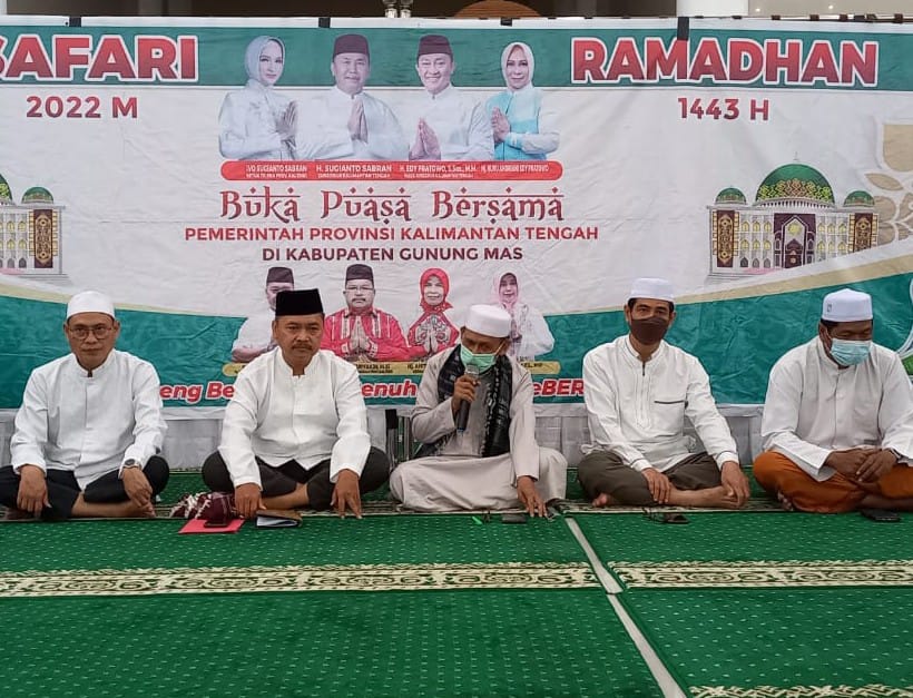 Pererat Silaturahmi, Pemprov Kalteng Safari Ramadan di Masjid Agung Darun Najah Kuala Kurun