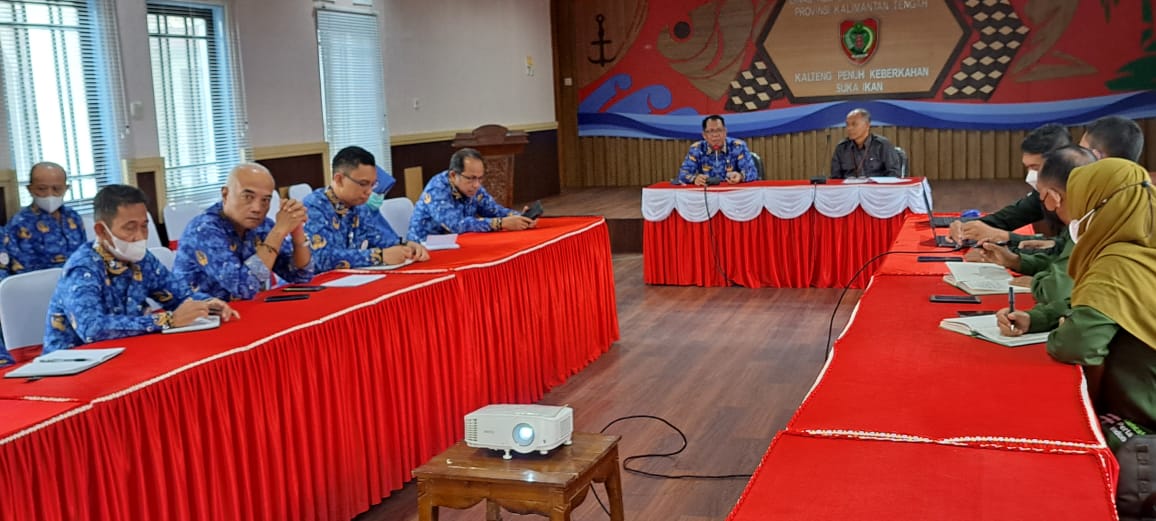 Koordinasi Sensus Pertanian 2023, Dislutkan Terima Kunjungan BPS Prov. Kalteng  
