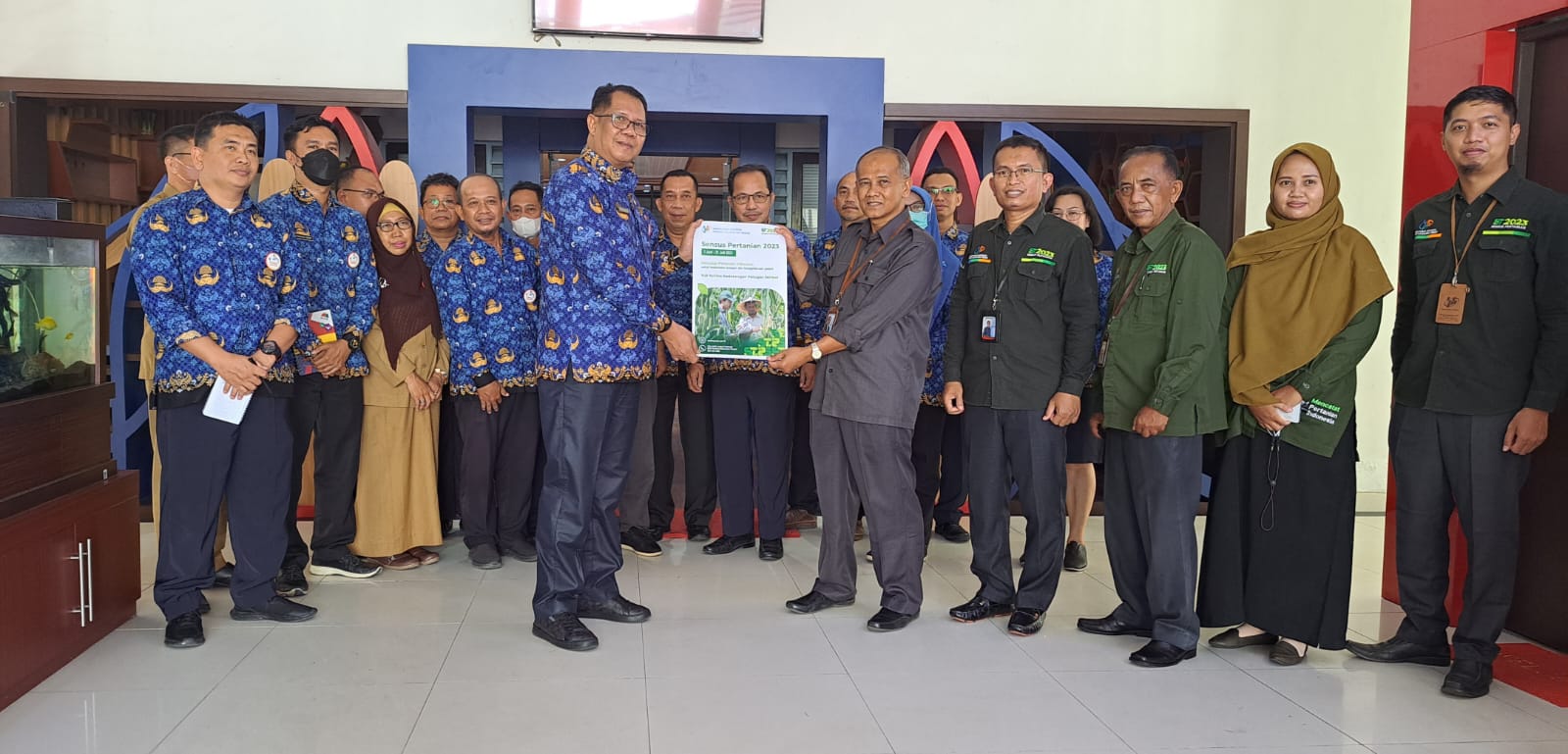 Koordinasi Sensus Pertanian 2023, Dislutkan Terima Kunjungan BPS Prov. Kalteng  