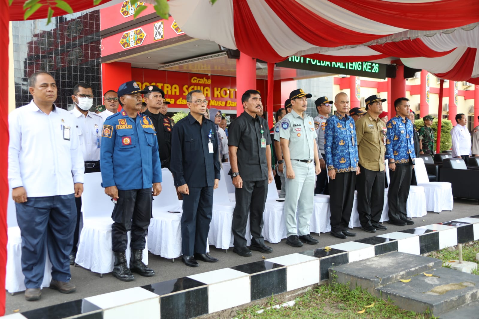 Gelar Apel Pasukan Operasi Ketupat Telabang 2023, Gubernur Kalteng Sugianto Sabran Lakukan Pemeriksaan Pasukan