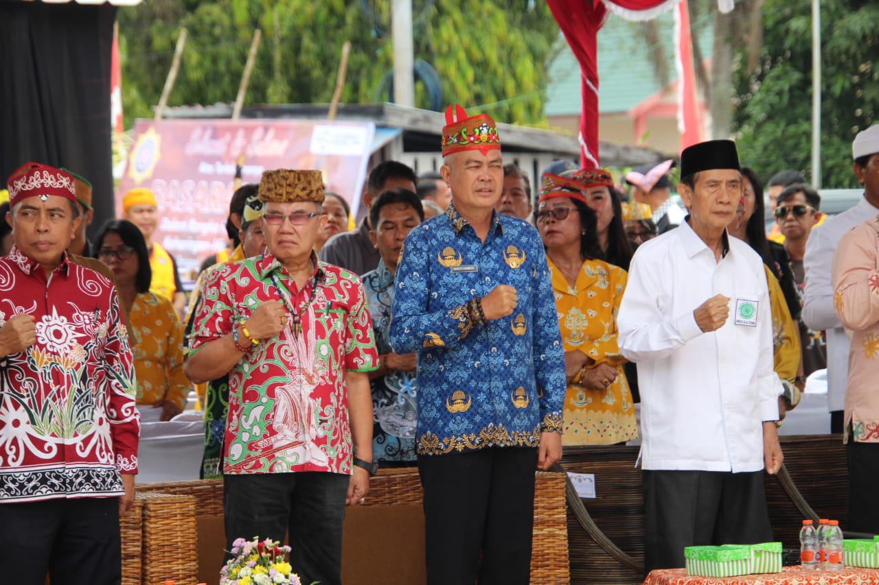 Kepala Satpol PP Provinsi Kalteng Hadiri Peresmian Balai Induk Kaharingan Garing Nganderang dan Gedung Kayu Erang Tingang