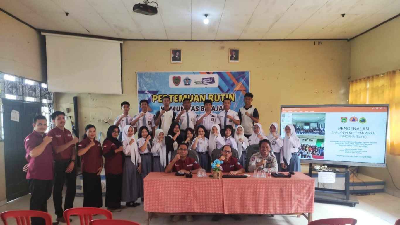 BPBD Prov. Kalteng Gelar Sosialisasi SPAB di SMAN 6 Palangka Raya dan SMAN 2 Kahayan Tengah