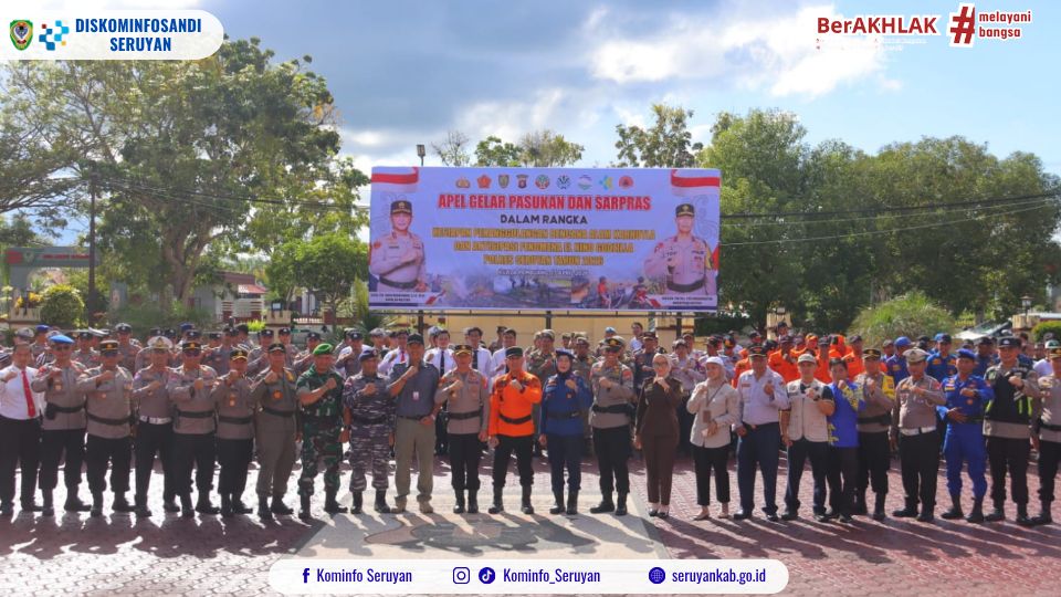 Siaga Hadapi Karhutla 2026, Polres Seruyan Gelar Apel Pasukan Antisipasi El Nino Ekstrem