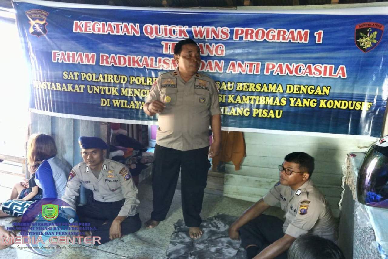 Polres Pulang Pisau Himbau Masyarakat Guna Tangkal Paham Radikalisme