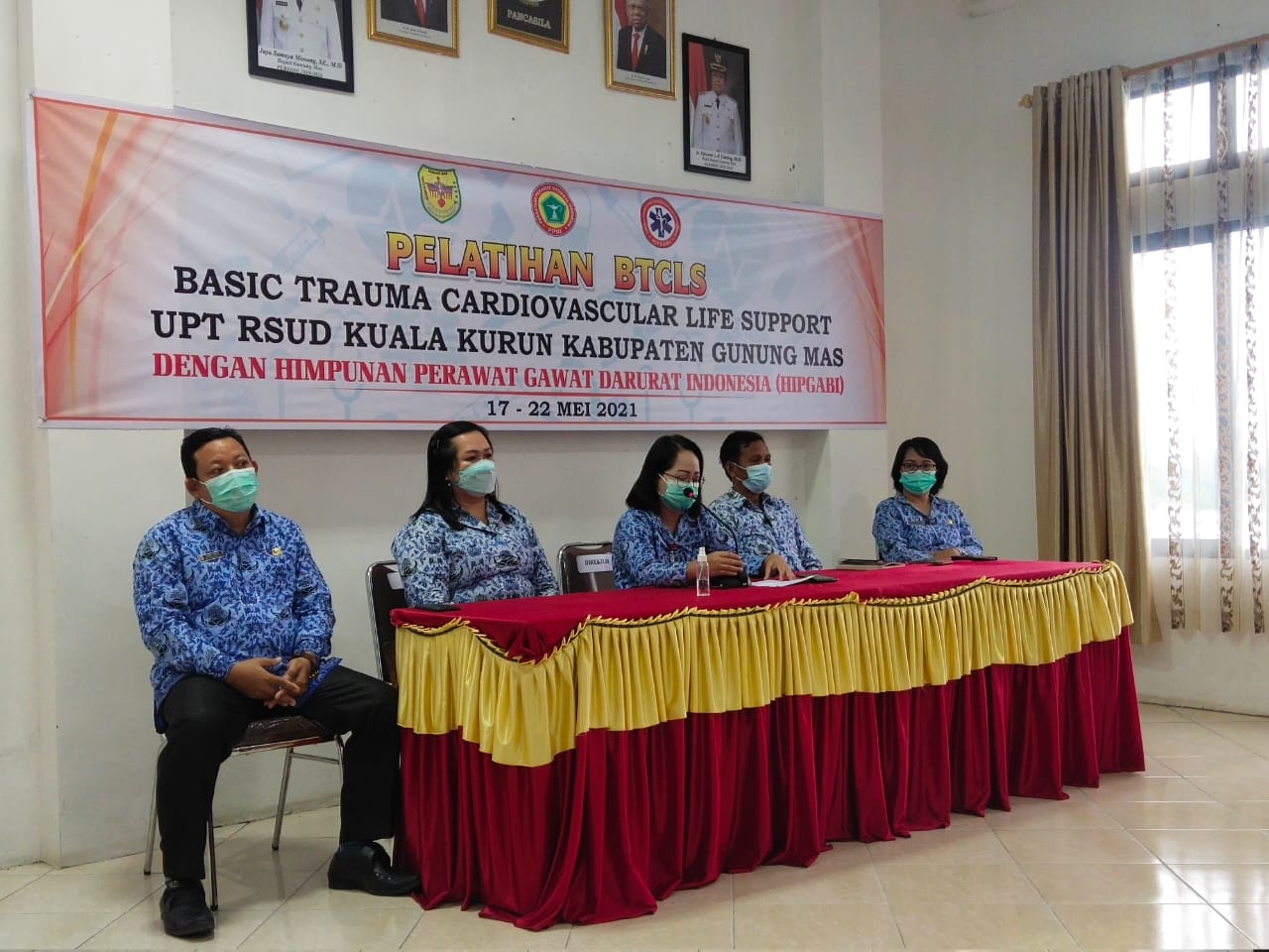 Bidang Keperawatan UPT RSUD Kuala Kurun Gelar Basic Trauma Life Support