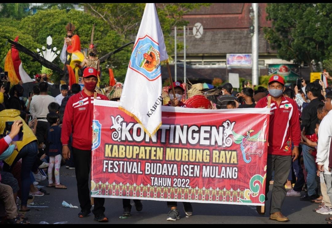 Angkat Kearifan Budaya Lokal dan Kekayaan Alam yang Eksotis, Pemerintah Kabupaten Murung Raya Ikut Meriahkan Pawai FBIM 2022