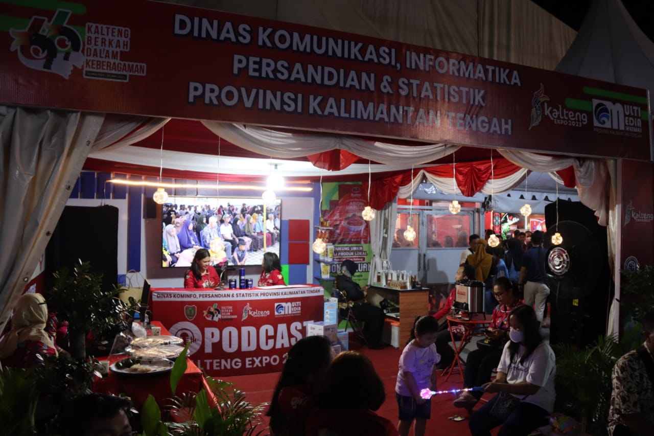 Diskominfosantik Kalteng Turut Meriahkan Kalteng Expo 2023