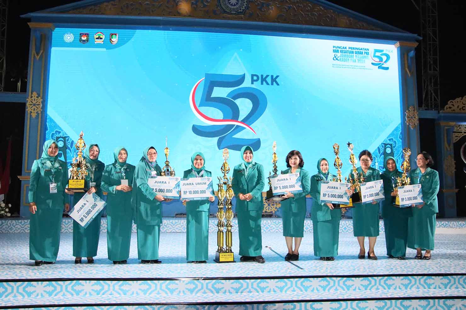 Bangga, Kalteng Raih Juara Umum Jambore Nasional Kader PKK 2024