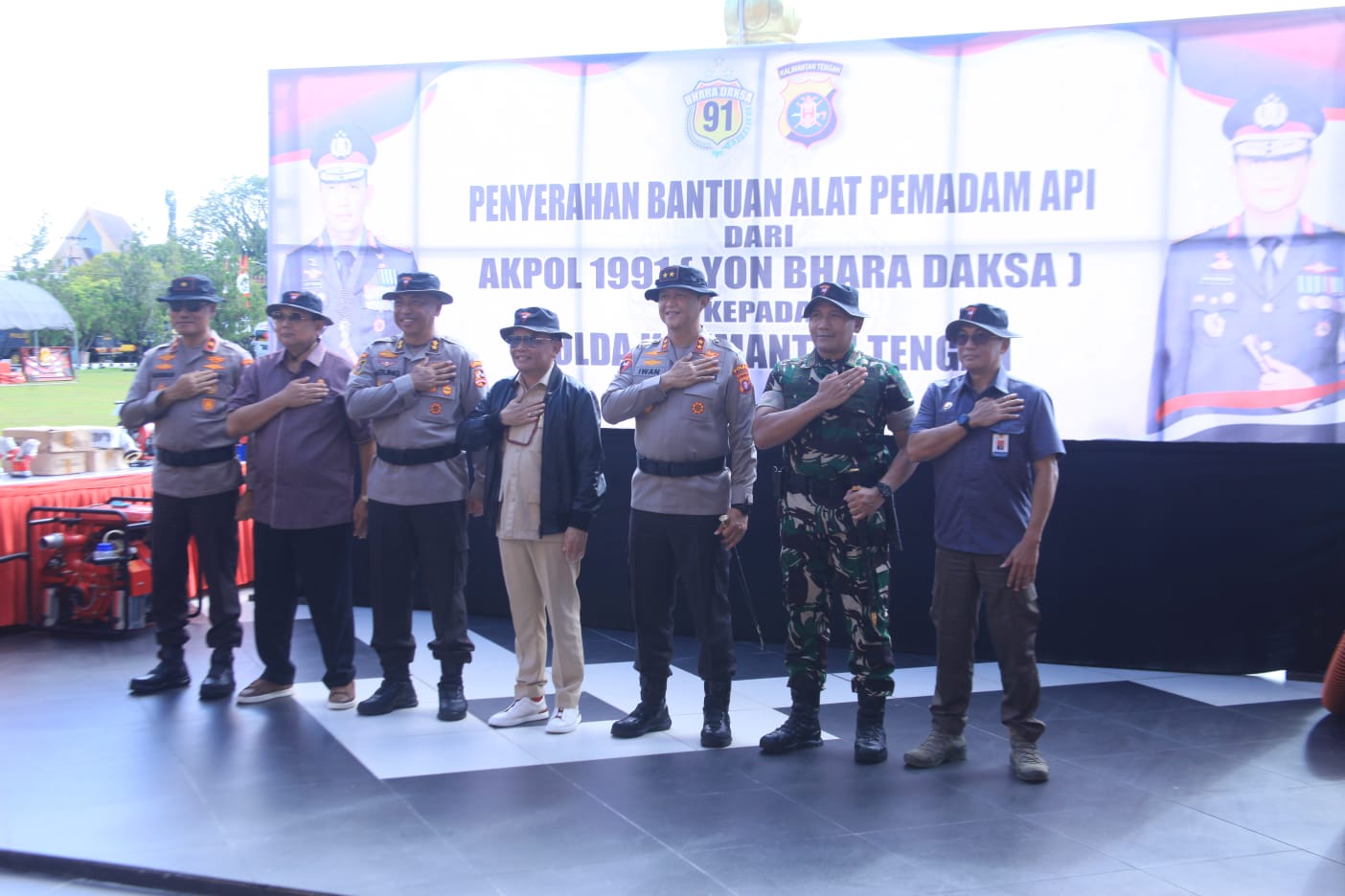 DLH Kalteng Ikuti Apel Kesiapsiagaan Karhutla Bersama Polda dan Forkopimda