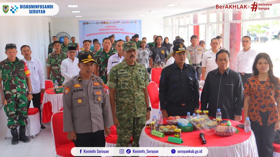 Bupati Seruyan Hadiri Virtual Peresmian Koperasi Merah Putih