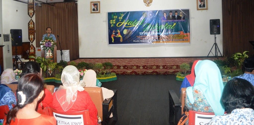 Halalbihalal Gabungan TP PKK dan GOW Kabupaten Kapuas
