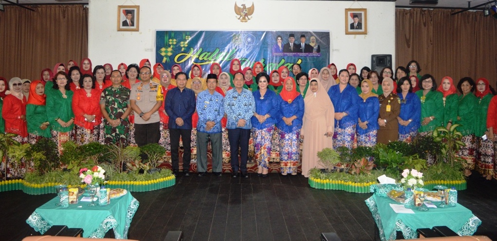 Halalbihalal Gabungan TP PKK dan GOW Kabupaten Kapuas