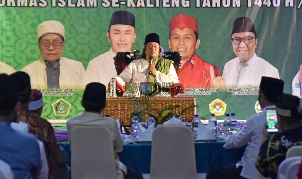 Gubernur Hadiri Halal bi Halal Pemprov Kalteng, Kemenag, MUI, DAD, dan Ormas Islam se-Kalteng