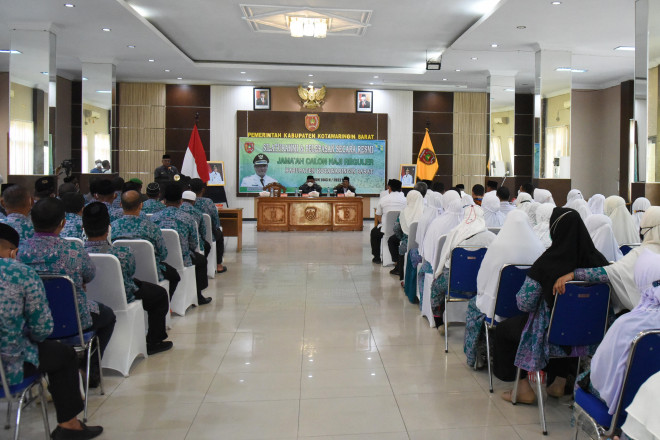 Sebanyak 61 Calon Jamaah Haji Asal Kobar telah Diberangkatkan